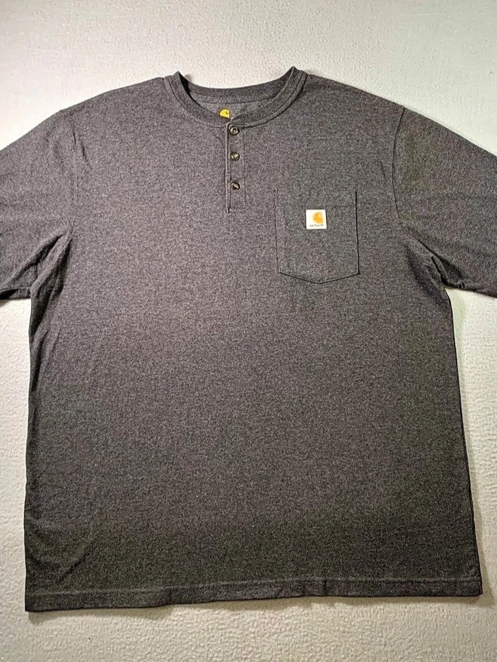 Carhartt Workwear Pocket Short-Sleeve Henley Gray XL